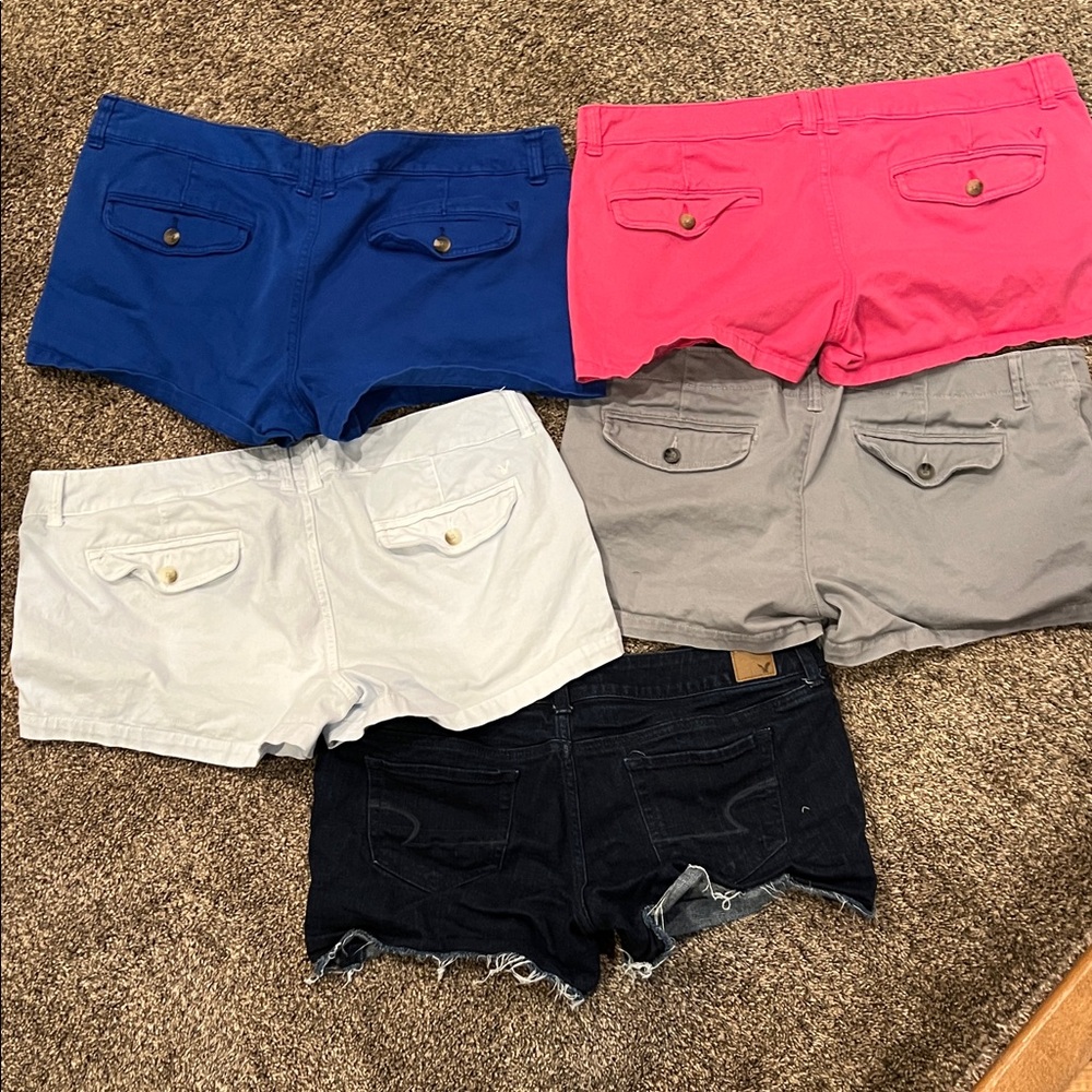 American Eagle Outfitters Women's Shorts - Blue, Pink, light blue, Gray, Black - Picture 3 of 5